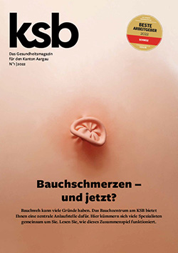 Cover Gesundheitsmagazin Kantonsspital Baden KSB - Ausgabe 1 2022
