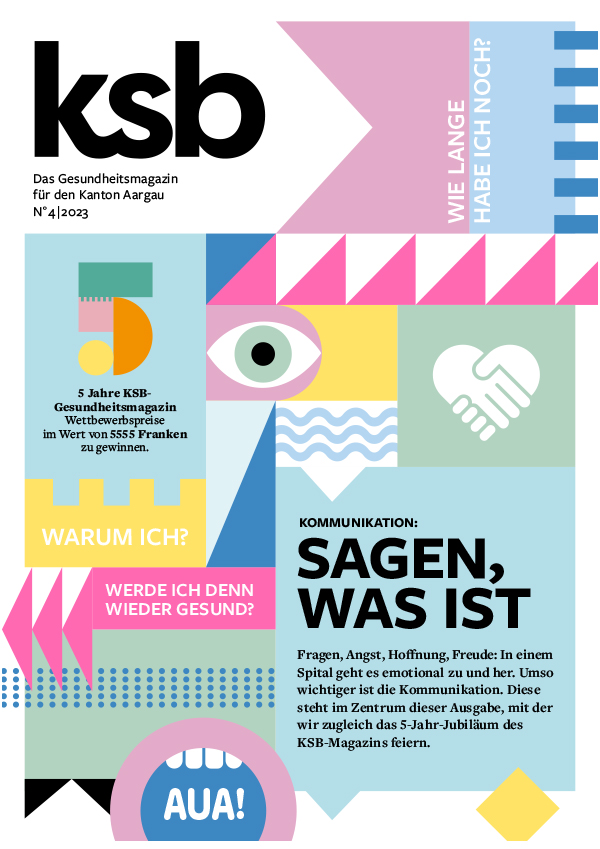 Cover von Gesundheitsmagazin Kantonsspital Baden KSB - Ausgabe-4 2023
